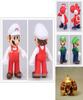 Super Mario Bros Luigi Bowser Princess Peach Plastic Character Figures For Desktop Decor And Gaming Fans