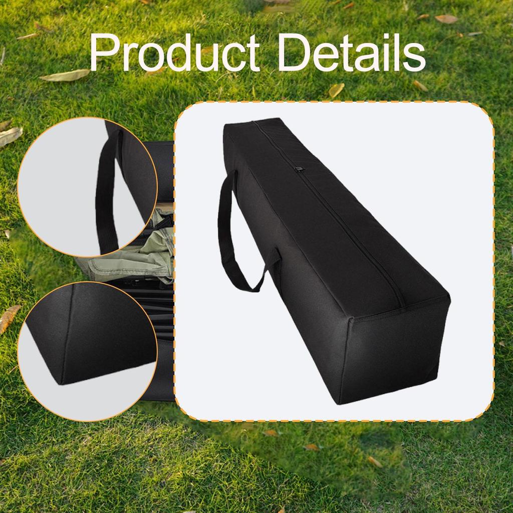 Camping Equipment Storage Bag Carry Water Resistant Multipurpose Zippered Duffel Handbag for