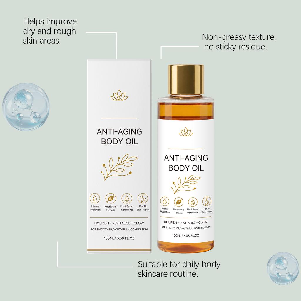 Revitalizing Body Oil Deep Nourishing Dry Skin Intense Hydration Radiant Smooth