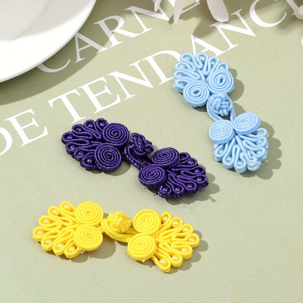 5Pcs Classic Invitation Gift Box Chinese Knot Button Tang Suit Cheongsam Buttons Knot Fastener