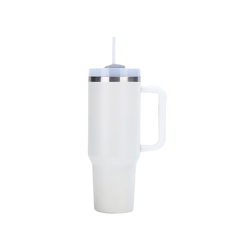 The Second Generation 40Oz Handle Cup 304 Stainless Steel Double-Layer Vacuum Spraying Ice Cup Portable Outdoor Thermos Cup