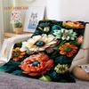 Dream Sun Flowers Nordic Daisy Yumuşak Battaniyeler, Sıcak Tut Atma Battaniyesi Piknik Yatakları Kanepe Ev Yatak Odası Hediyesi için Rahat Battaniye