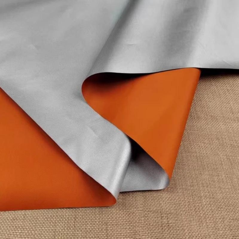 210D Silver Coated Cloth Sunscreen Thin Oxford Waterproof Fabric 180T Black Glue By The Meter for Raincoat Umbrella Tent Sewing