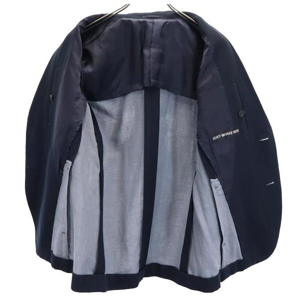 ISSEY MIYAKE MEN made in Japan Langärmliger Blazer 1 Marineblau Herren Gebraucht