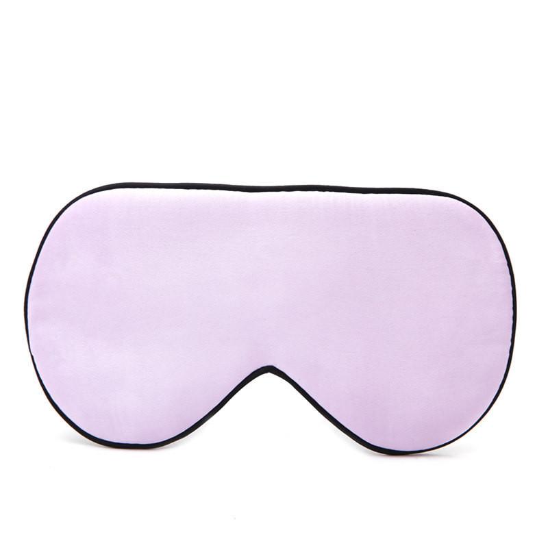 Solid Adult Color Double Sided Silk Eye Mask Sleeping Nighttime Supplies Rest