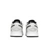 Jordan Air Jordan 1 Vintage Basketball Shoes Men's Low top Gray/White 553558-132(Team748-)