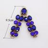 2018 New Charm 2pcs/lot 9.5CM Acrylic Chain DIY Garment sewing accessories Metal Crystal Rhinestone bikini Connectors buckle