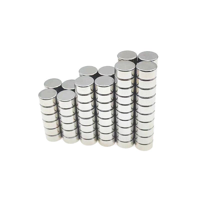 Nickel-Plated Strong Magnetic Discs: Small and Large Refrigerator Magnets In Bulk