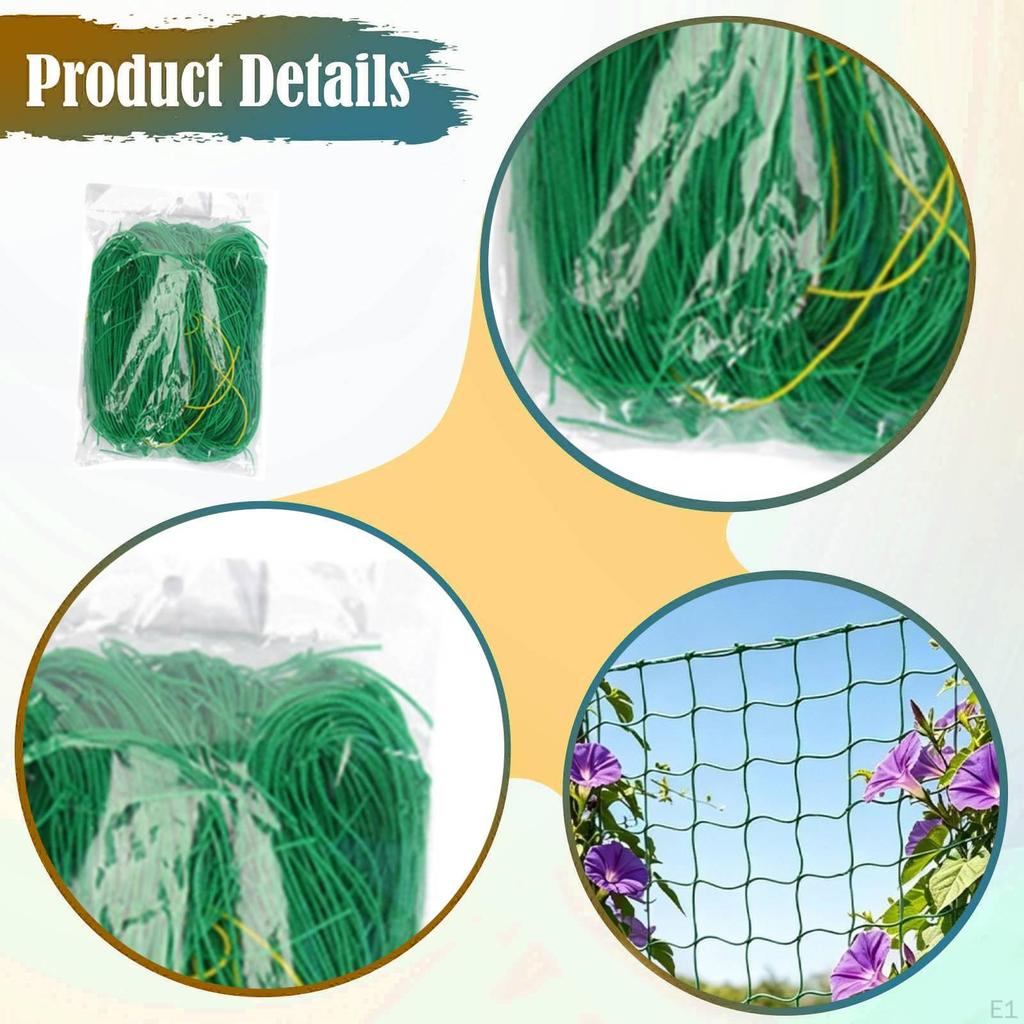 Trellis Netting Heavy Duty Garden Square Mesh for Vine Horticulture Cucumber