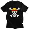 2026 New One Piece Men's T-Shirt Monkey D. Luffy Japanese Anime Summer Men's and Women's Short Sleeve High Quality