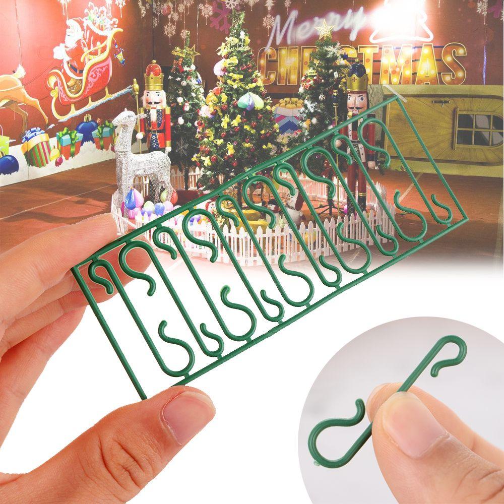 Plastic Christmas Tree Xmas Decoration Christmas Ornaments Hanging Hook Hooks Storage Holder