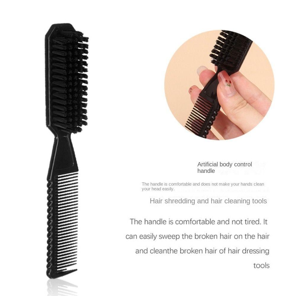 Vintage Double-sided Comb Small Size Multi-functional Comb 2-in-1 Styling Comb  Barber's Hair Brush