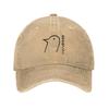 Oyasumi Punpun Gewaschene Baseballkappe Lässige Sonnen-Hip-Hop-Hüte Sommer Damen Herren Outdoor-Sport Baseballkappen