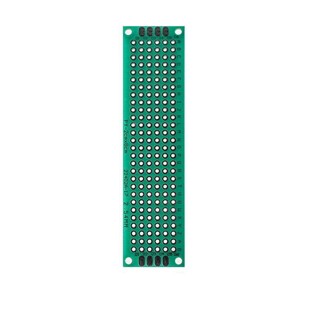5PCS 2*8CM Placă PCB Placă prototip cu o singură parte Verde DIY Placi de circuite universale Kit electronic