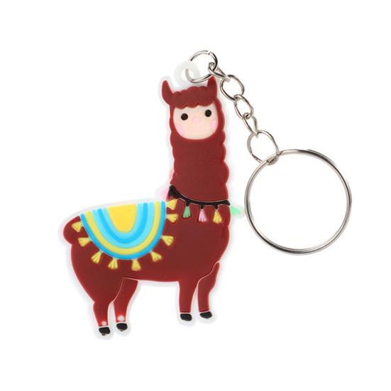4/8 szt. Breloczek w kształcie alpaki Kreskówkowy brelok z uroczym lamasem Wypełniacze do torebek na przyjęcie Prezenty urodzinowe na Boże Narodzenie Breloczek do torebki Akcesoria do portmonetki