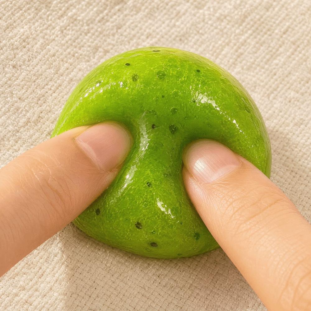 Realistic Simulation Squishy Toy Soft Material Kiwi Fidget Toy Kiwi Smoothie Balls Handmade