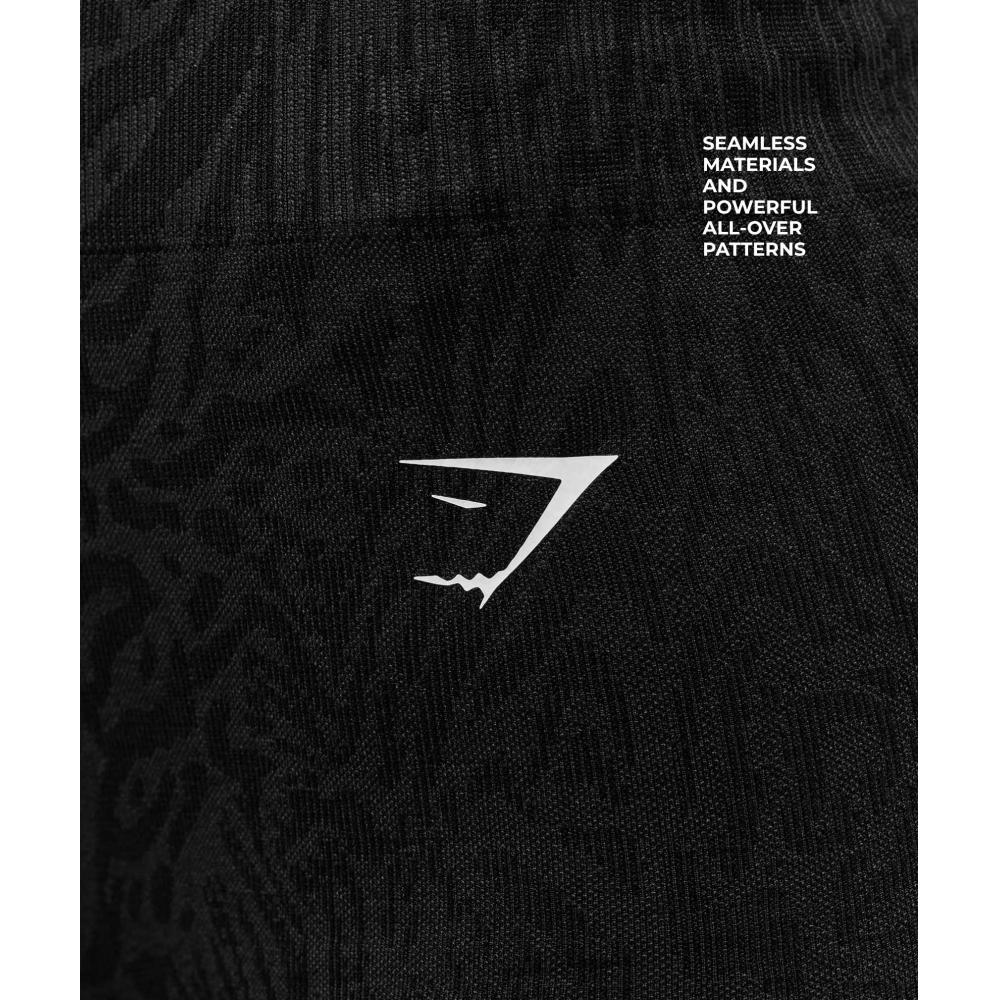 Gymshark Adapt Animal Seamless Shorts Black Asphalt Grey B4b9d Bddy