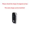 Interior Mouldings 7 Buttons Car Key Case Cover For Kia K5 K3 K4 Sportage Carnival Sedona Zinc Alloy Leather Shell Fob Holder Ke