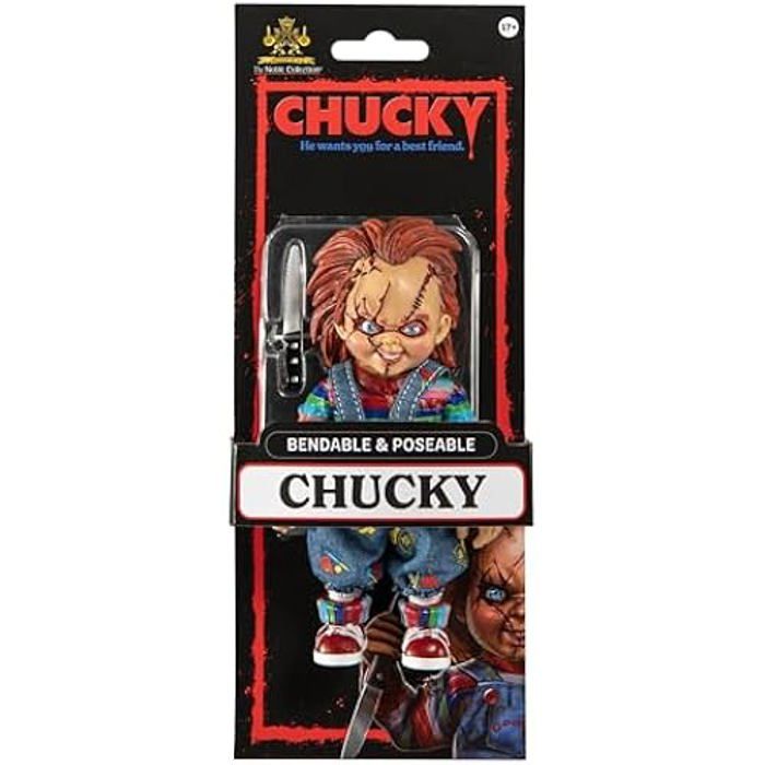 Arborescence Actiefiguur - The Noble Collection - Chucky - Buigbaar - 14 Cm - Met Mes