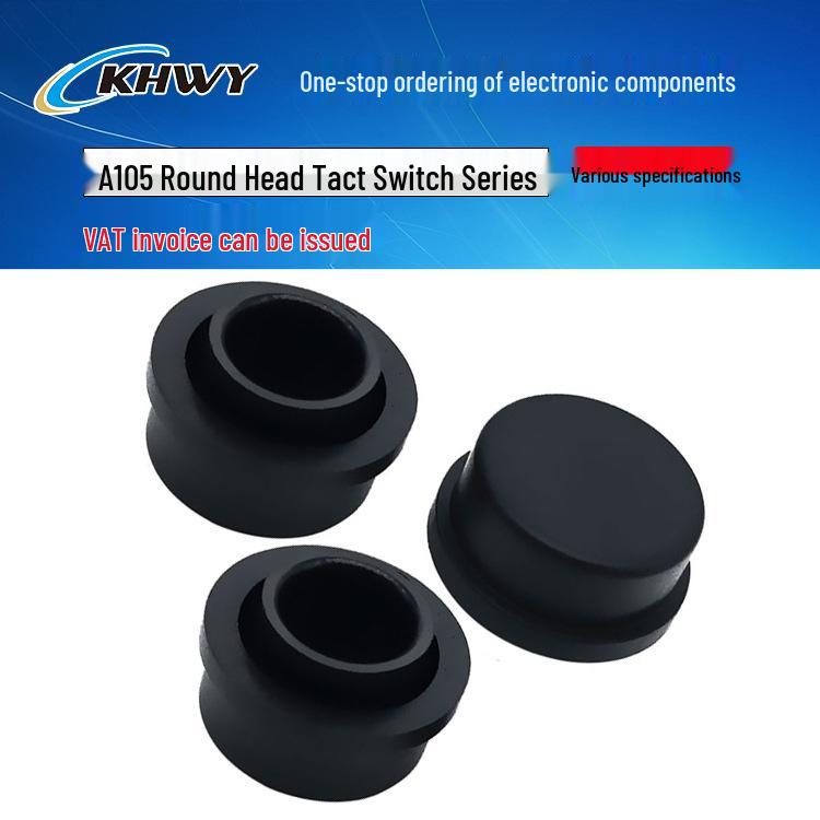 Multiple Colors 6/6.4/7MM Inner Diameter Keycap for 12*12 Series Tactile Switch A105 Inner Diameter 7.0 Green