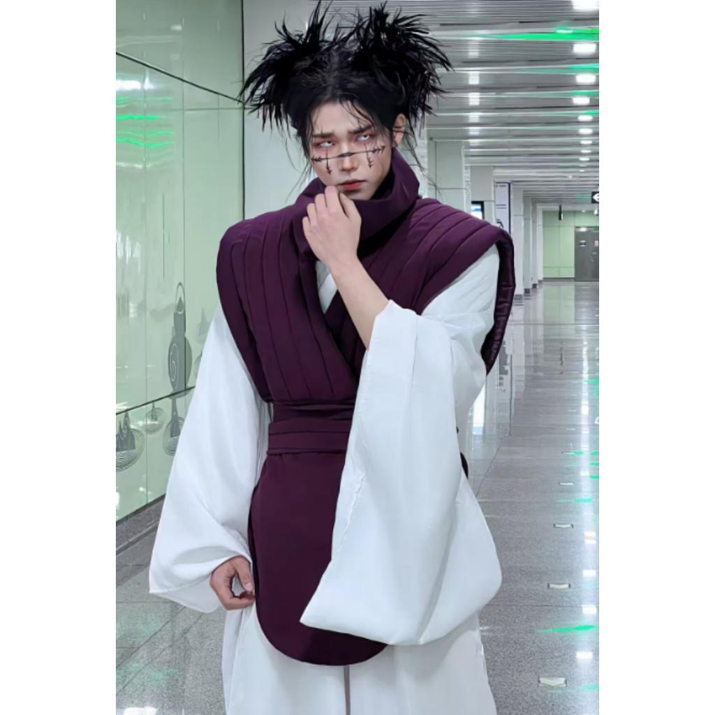 Anime Jujutsu Kaisen Cosplay Costume Choso Kaisen Top Vest Pants Uniform Outfit Anime Roleplay Suit Halloween Carnival Clothes
