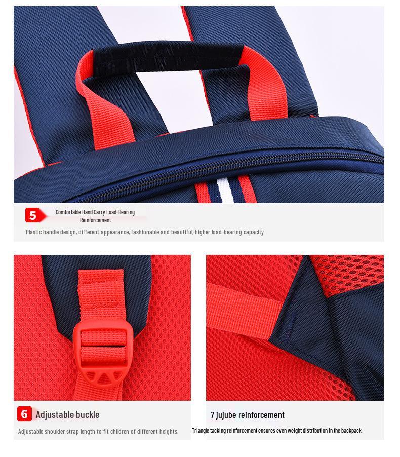 British-Style Children's Schoolbags - Lightweight Backpacks for Primary Students (Ages 6-12, Grades 1-6) Boys & Girls