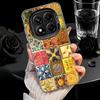 Italian Sicilian Style Floral Pattern Soft Phone Case for Xiaomi Redmi Note 13 14 15 Pro Plus 12S 12 11S 11 11T 10S 10 Shockproo