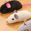 Plush Cat Toy Squeaky Simulation Mouse Interactive Kitten Chew Toy Kitten Self-Playing Plush Toys Cat Accessories