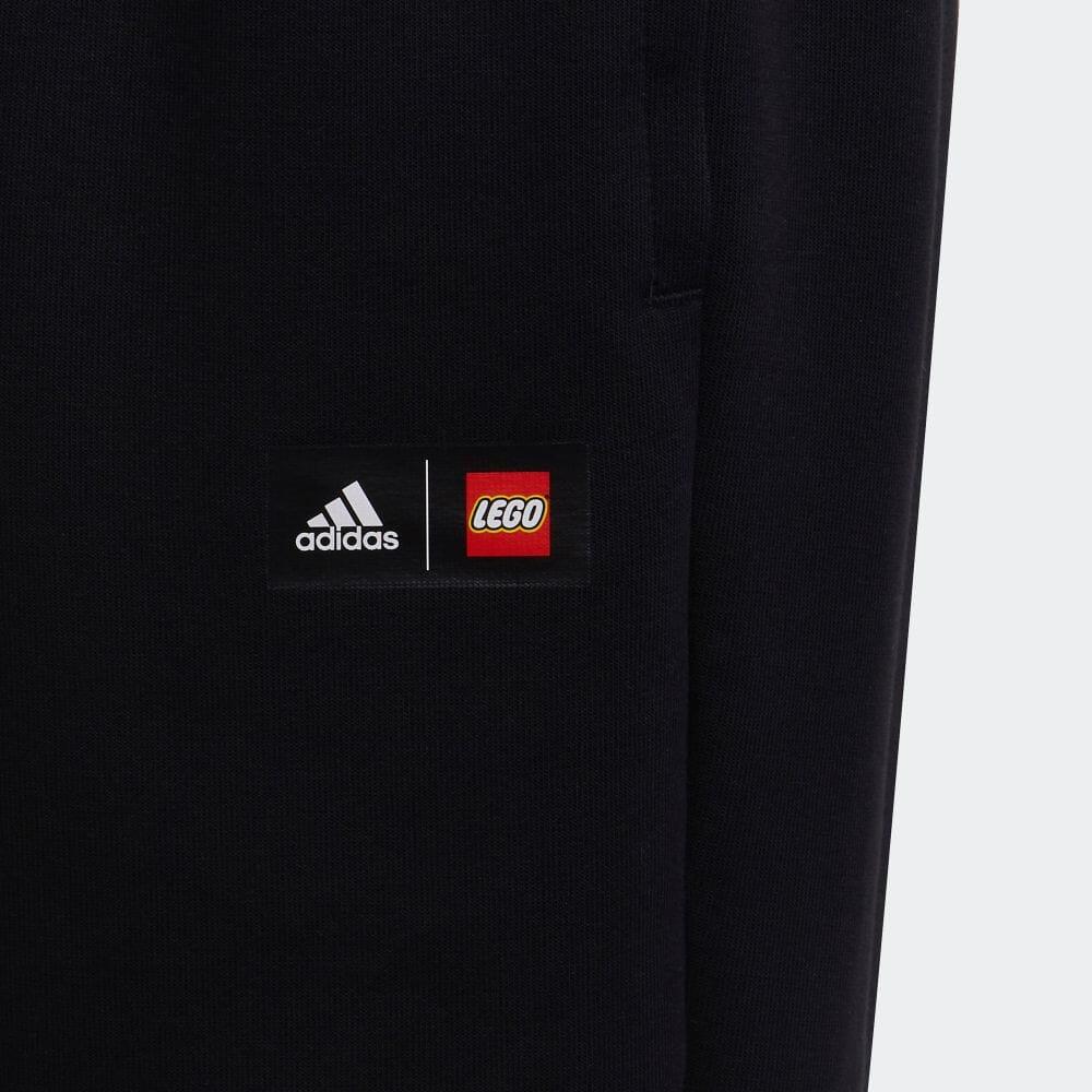 Kids' Adidas Knitted Sweatpants Lego Black H65339