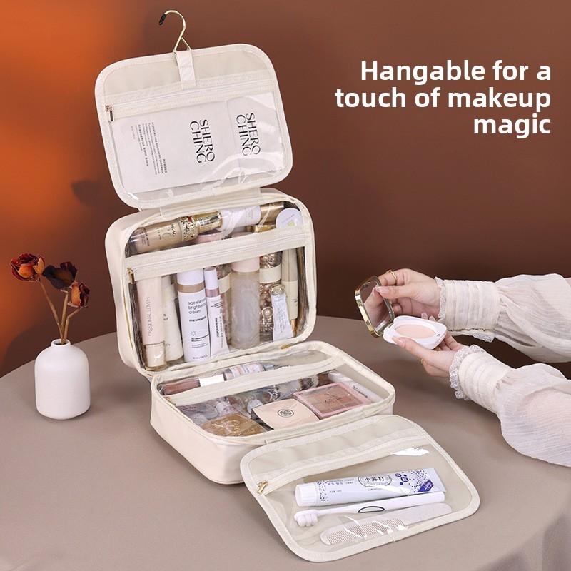 Reise-Kosmetik-Organizer mit hoher Kapazität und wasserdichtem Stoff für Damen und Herren