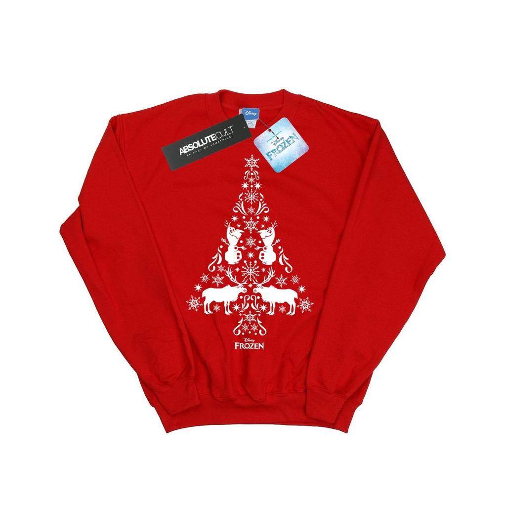 Disney Girls Frozen Christmas Tree Sweatshirt