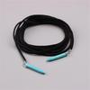 Turquoise Charm Necklace Bohemian Jewelry Natural Blue Stone Lariat Wrap