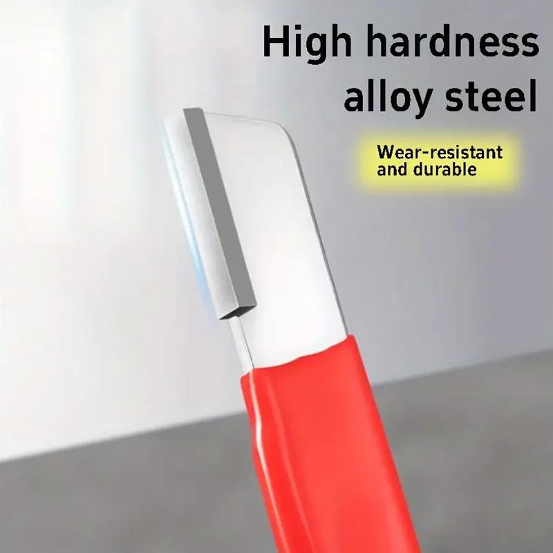 1PC Portable Knife Sharpener Garden Scissors Kitchen Knife Mouth Sharpener Scraper Edge Trimmer Edge Scraper