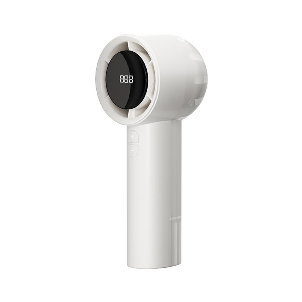 Turbo Handheld Fan 100 Speed 7m/s Strong Wind USB C Rechargeable 3000mAh Battery LED Display Portable Cooling Fan Outdoor Office