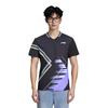 Li Ning Sport Casual Semplice Pullover Manica Corta Maglietta Badminton Unisex Top Nero AAYV051-1