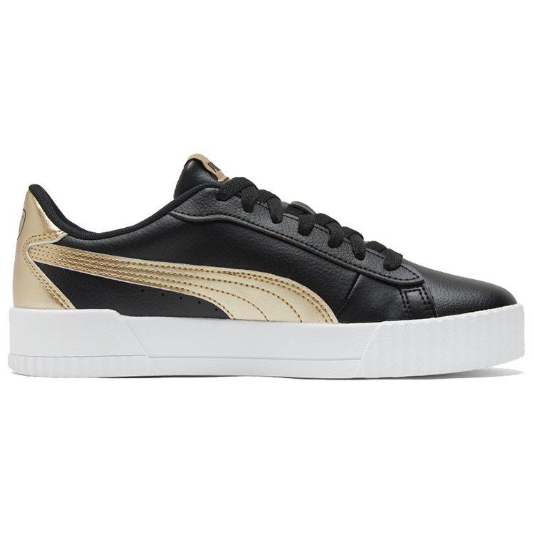 PUMA Carina Crew Metallic 'Black White Gold' Women's 368879-02
