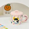 Fruit Cartoon Animal with Lid Girl Heart Girl Gift Ceramic Cup Small Gift Box Household Set Mug Gift