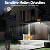 254LED Outdoor Solar Lights Garden Solar Powered Security Light Flood Light Motion Sensor 3 Mode Waterproof Garden Shed Yard