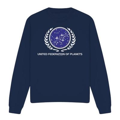 STAR TREK Unisex Adult United Federation Logo Sweatshirt