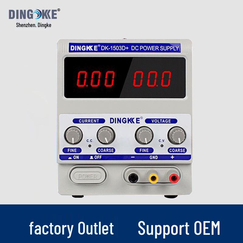 Adjustable 15V/30V DC Power Supply with Digital Display for Mobile Repair, Constant Voltage & Current