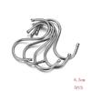 5Pcs S Shaped Hook Kitchen Household Hanger Storage Holders Organizer Stainless Steel Hooks Bathroom Storage Holder Rack