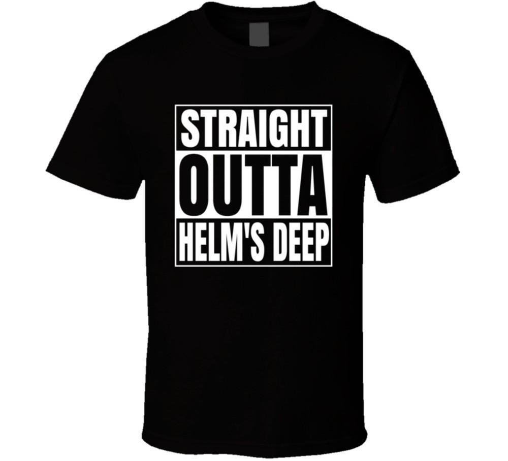 Straight Outta Helm s Deep Lord Of The Rings T Shirt Unisex T-Shirt S