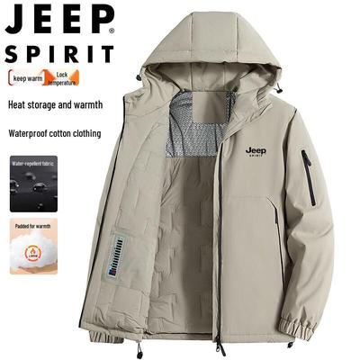 JEEP SPIRIT Men's Winter Hooded Puffer Jacket