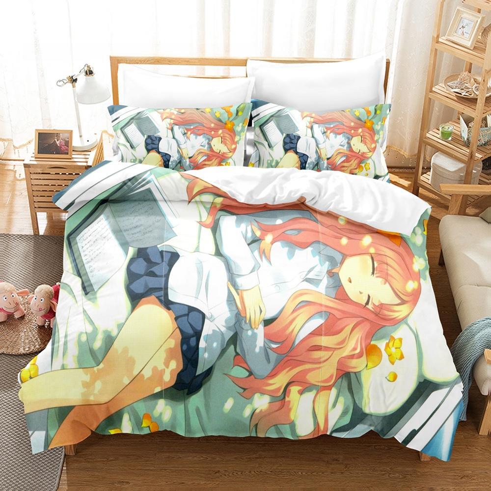 New Anime The Familiar of Zero Bedding Set Single Twin Full Queen King Size Bed Set Adult Kid Bedroom Duvet Cover Sets Anime Bed