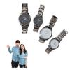 Ultra-thin Steel Strap Couple Watch Fashionable Quartz Wristwatch For Men And Women Casual Style