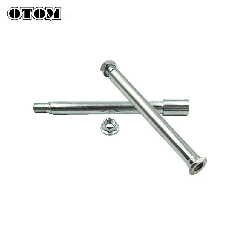OTOM Motorrad Zubehör Vorderachse Hinterachse Radnabe Achse Mit Mutter Satz Für HONDA CRF250R CRF250X CRF450R CRF450X 2002-2019