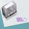 Printtoo Self Inking Rubber Stamp - Pre-Inked Office Stamp - Stationary Stamp - COLOP P20 Mini Stamper - Teachers Stamp -