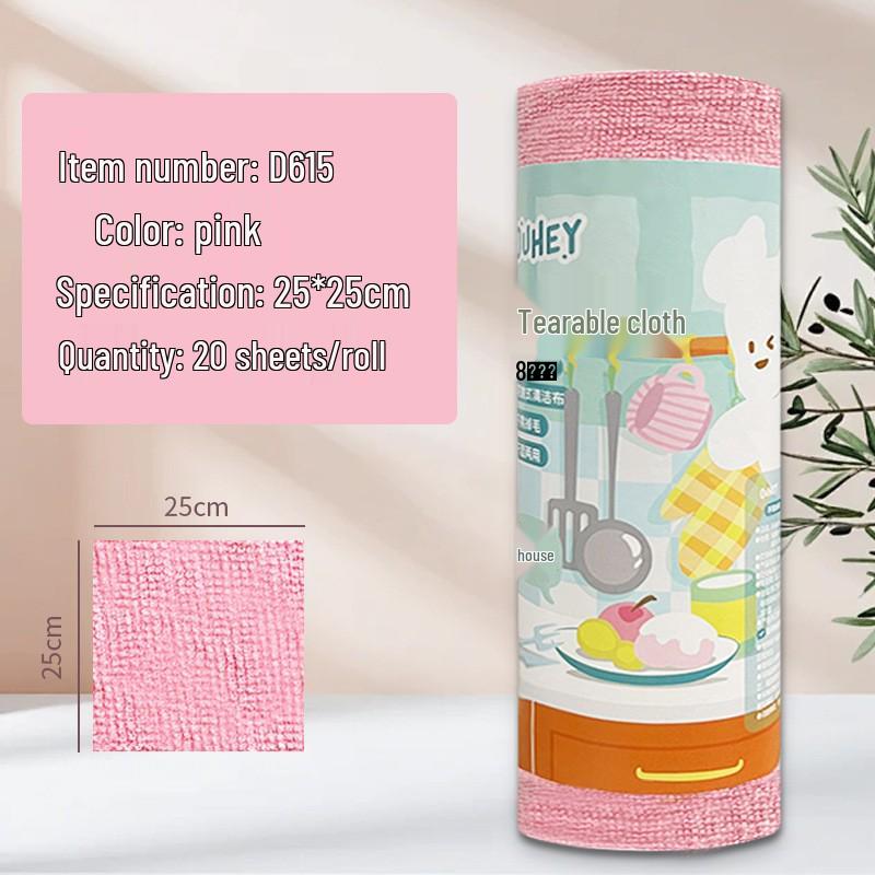Thick Tearable Kitchen Towels - Absorbent & Easy-to-Clean Dishwashing Wipes