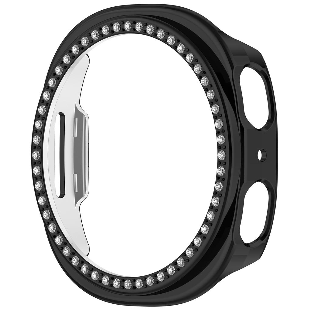 Diamond Case+ Glass For Samsung galaxy watch 8 40mm 44mm Accessories PC Protective Bumper shell for galaxy watch 8 cover