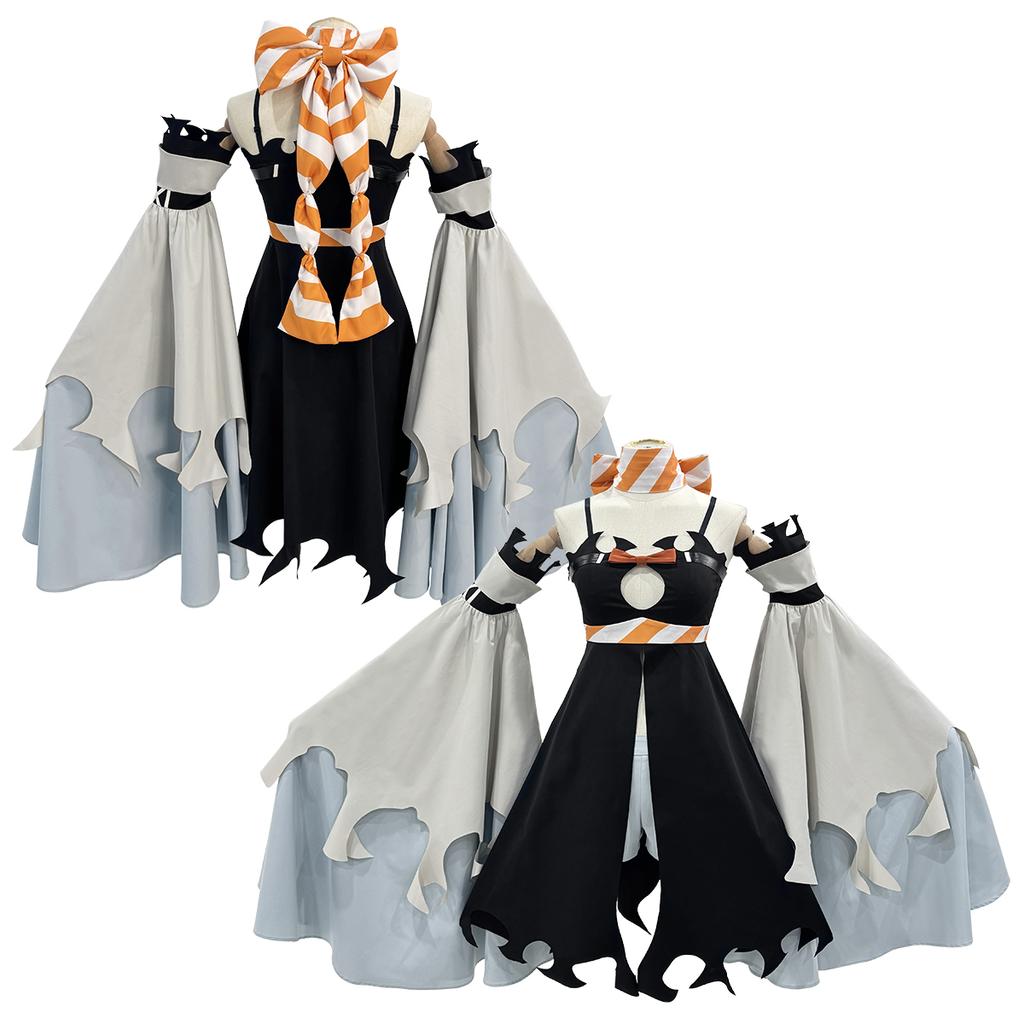 HOLOUN Gachiakuta Anime Amo Cosplay Costume Boot Covers Dress Scarf Shorts Sleeves Convention Halloween Christmas Gift